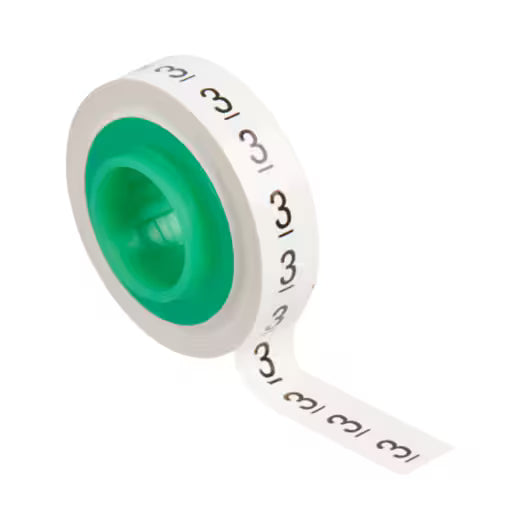 3M™ ScotchCode™ SDR-3 Kabelmarkierung Nachfüllrollen, Nummer „3“, 3x Blisterpackung