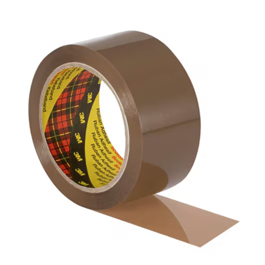 Scotch® Kartonverschlussband 3739, Braun, 50 mm x 66 m, 0.056 mm