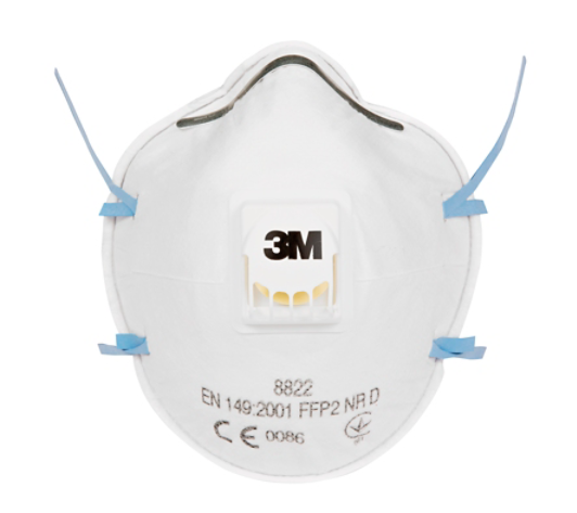 3M™ Partikelmaske, FFP2, mit Ventil, 8822