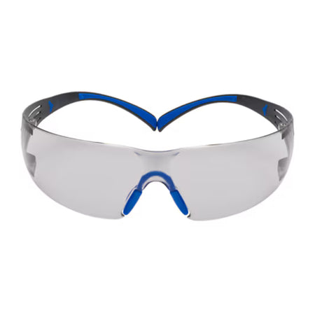 3M™ SecureFit™ 400 Schutzbrille, blau/grauer Rahmen, Scotchgard™ Anti-Beschlag und kratzbeständige Beschichtung (K&N), graue Scheiben für den Innen- und Außenbereich, SF407SGAF-BLU-EU