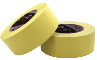 3M™ Industrie-Kreppband für hohe Temperaturen 501E, Beige, 36 mm x 50 m