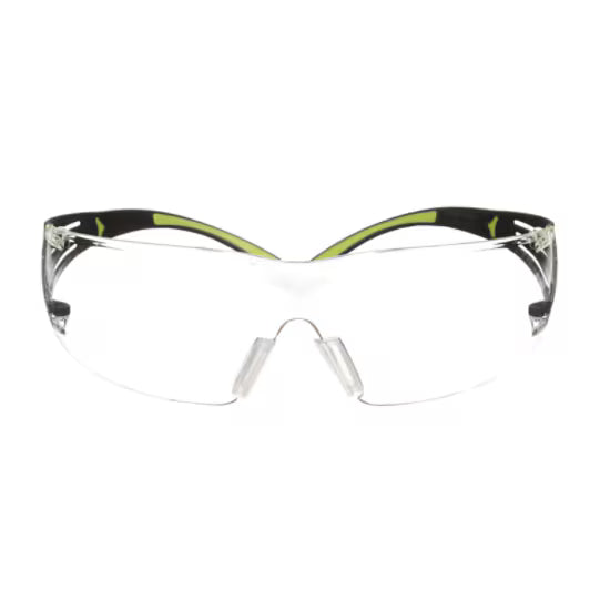 3M™ SecureFit™ 400 Sicherheitslesebrille, Gestell Schwarz/Grün, kratzfest/antibeschlag, klare +2.0 Gläser, SF420AS/AF-EU, 20 Stück/Karton