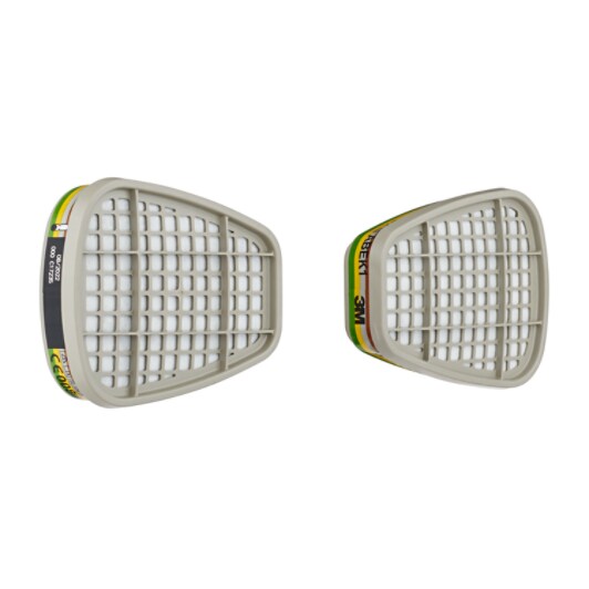 3M™ Gas- und Dämpfefilter 6059, ABEK1 für 6000er- und 6500er-Serie, 1 Paar/Pack