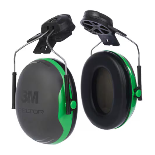 3M™ PELTOR™ Kapselgehörschutz, grün, Helmbefestigung, X1P3