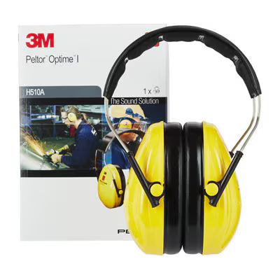 3M™ PELTOR™ Optime™ I Kapselgehörschutz, Gelb, Kopfbügel, H510A-401-GU
