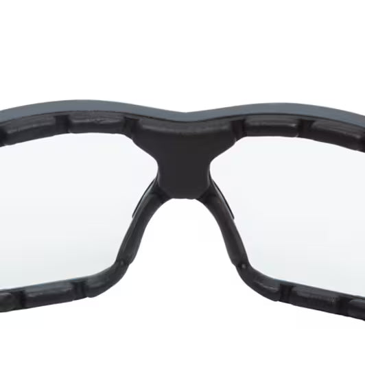 3M™ SecureFit™ 600 Schutzbrille, grauer Rahmen, Schaumstoff, Scotchgard™ Anti-Beschlag und kratzfeste Beschichtung (K&N), klare Scheiben, SF601SGAF/FI-EU