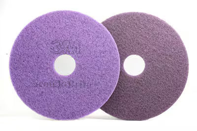 Scotch -brite ™ Diamond Floor Pads - Lila - 406 mm - 5/Box | 1 Übertreibung von 5 Stück