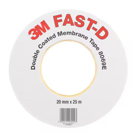 3M™ Flexibles doppelseitiges Dichtungsband 8069E - FAST-D, Hellbraun, 20 mm x 25 m, 0.47 mm