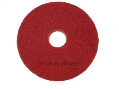 Scotch -brite ™ Bodenbeläge - Rot - 355 mm - 5/Box | 1 Übertreibung von 5 Stück
