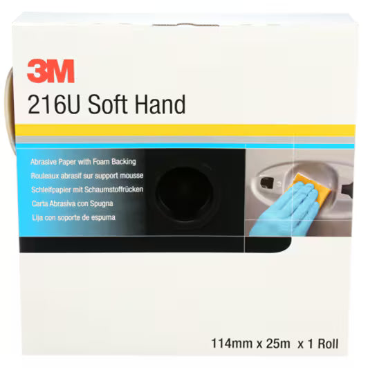 3M™ Soft Hand Schleifrolle 216U, 114 mm x 25 m, P320, 50335