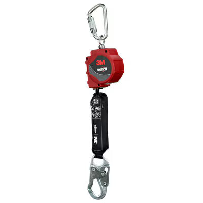 3M™ Protecta® Selbsteinziehendes Sicherungsseil, Gurtband, Karabiner, Schnapphaken, 11 ft, 3,4 m, 3100647