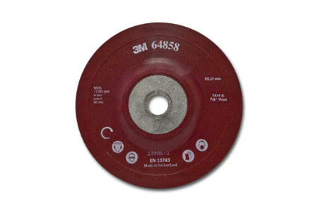 3M™ Stützteller für Fiberscheiben, flach, 125 mm, anpassungsfähig