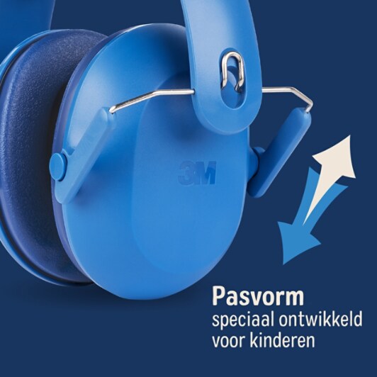 3M™ Gehörschutzkapseln für Kinder PKIDSB-BLU-E, blau (87-98 dB)