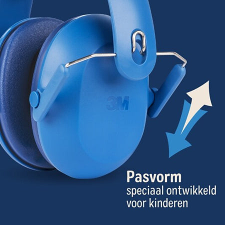 3M™ Gehörschutzkapseln für Kinder PKIDSB-BLU-E, blau (87-98 dB)