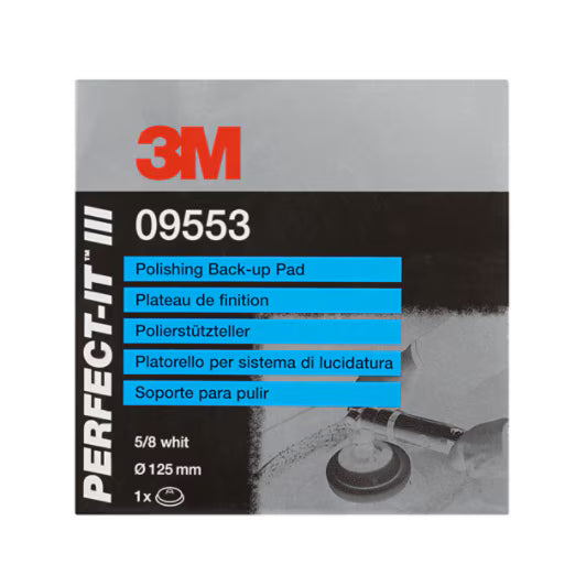3M™ Perfect-It™ Stützteller, 125 mm, 15,8 mm (5/8 Zoll), 09553
