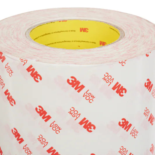 3M™ Low VOC Gewebeverstärktes Doppelseitiges Klebeband 99015LVC, Transparent, 1500 mm x 50 m, 0,15 mm