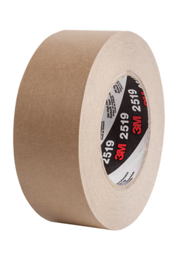3M™ Hochleistungs-Flachkreppband 2519, Beige, 72 mm x 55 m