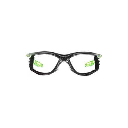 3M™ Solus™ CCS Schutzbrille, Bügel limegrün, Schaumstoffeinlage, Scotchgard™ Anti-Beschlag und kratzbeständige Beschichtung (K&N), klare Scheiben, SCCS01SGAF-GRN-F-EU, 20/Karton