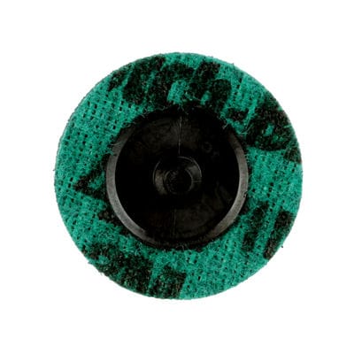 Scotch-Brite™ Roloc™ Präzisions-Oberflächenbearbeitungsscheibe, PN-DR, fein, TR, 50,8 mm, 25 Stück/Innenverpackung, 100 Stück/Karton, Spenderverpackung