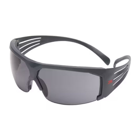 3M™ SecureFit™ 600 Schutzbrille, grauer Rahmen, Scotchgard™ Antibeschlag- und Kratzschutzbeschichtung (K&N), graue Gläser, SF602SGAF-EU, 20 Stück/Karton