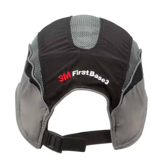 3M™ First Base™ 3 Anstoßkappe 2031219, Elite, schwarz/grau, kurzer Schirm, 55 mm, individuell anpassbar