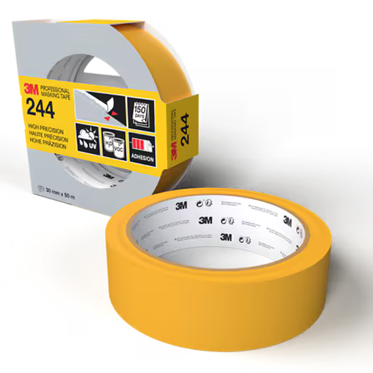 3M™ Professional Abdeckband 244, verschiedene Oberflächen, 30 mm x 50 m, 1 Rolle/Packung, 100% PEFC, SGSCH-PEFC-COC-110078
