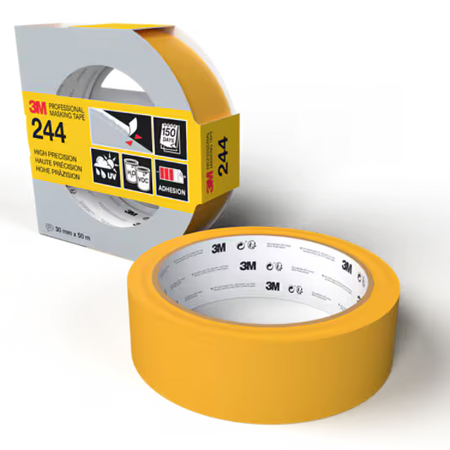 3M™ Professional Abdeckband 244, verschiedene Oberflächen, 30 mm x 50 m, 1 Rolle/Packung, 100% PEFC, SGSCH-PEFC-COC-110078