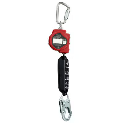 3M™ Protecta® Selbsteinziehendes Sicherungsseil, Gurtband, Karabiner, Schnapphaken, 11 ft, 3,4 m, 3100647