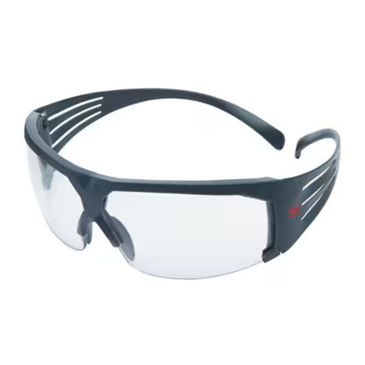 3M™ SecureFit™ 600 Schutzbrille, grauer Rahmen, Rugged Anti-Scratch (K), klare Scheibe, SF601RAS-EU, 20/Karton