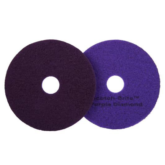 Scotch -brite ™ Diamond Floor Pads - Lila - 406 mm - 5/Box | 1 Übertreibung von 5 Stück