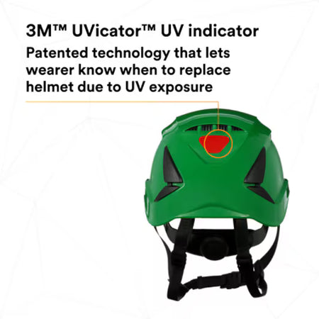 3M™ SecureFit™ X5000 Schutzhelm, belüftet, 1000 V, CE, grün, X5004VE-CE