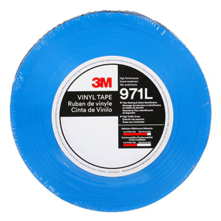 3M™ Robuste Bodenmarkierungsband 971L, Blau, 50.8 mm x 33 m, 0.43 mm, Einzeln verpackt Praktisch verpackt