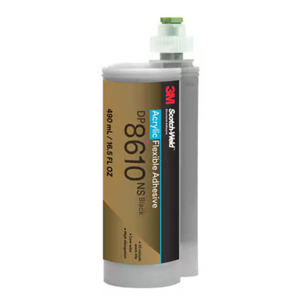 3M™ Scotch-Weld™ Flexibler Acrylat-Klebstoff DP8610NS, Schwarz, 490 ml Duo-Pack