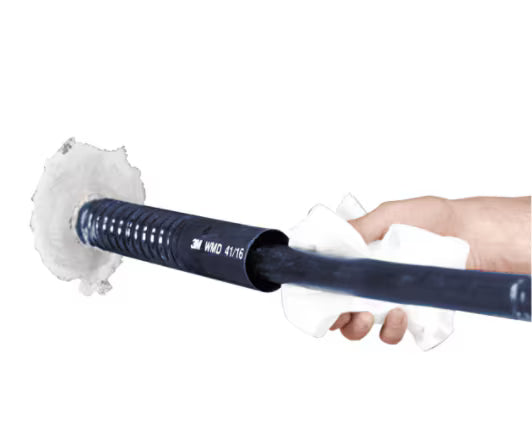 3M™ WMD 41/16 Warmschrumpfkabeldurchführung, Schwarz, Rohrdurchmesser 16 - 41 mm