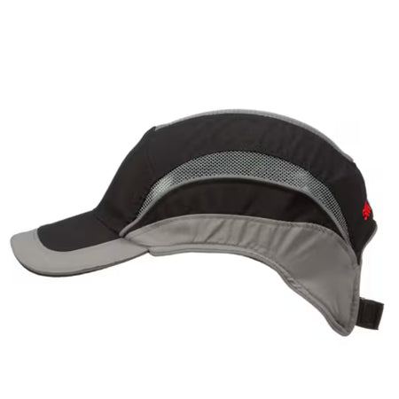3M™ First Base™ 3 Anstoßkappe 2031217, Elite, Schwarz/Grau, Standard-Schirm, 70 mm, angepasst