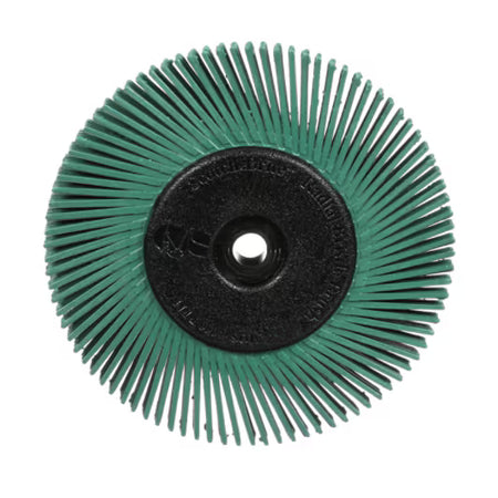 Scotch-Brite™ Radialborste BB-ZB mit Adapter, Typ A, 152 mm x 12,7 mm x 25,4 mm, P50