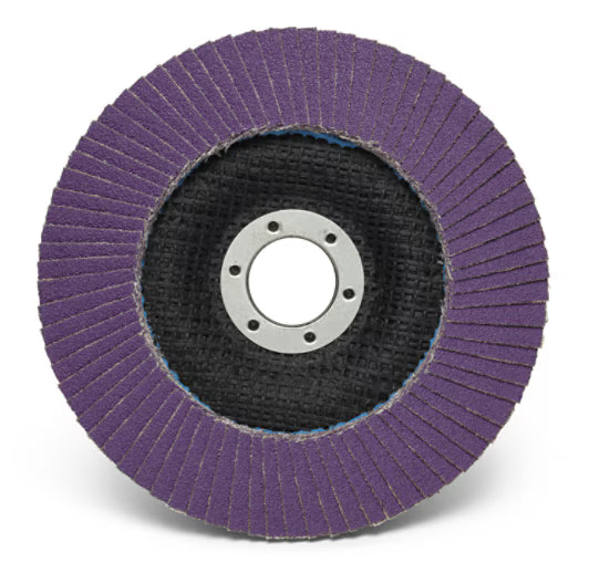 3M™ Fächerschleifscheibe 769F, T27, 115 mm x 22,23 mm, 120+