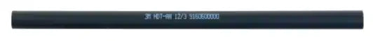 3M™ HDT-AN Dickwandiger Warmschrumpfschlauch mit Kleber, Schwarz, 12/3 mm, 1 m