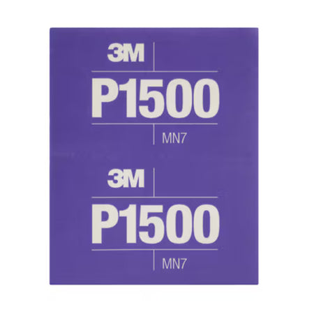 3M™ Flexible Hookit™ Schleifblätter 270J, 140 mm x 171 mm, P1500, 34343