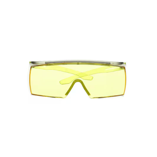 3M™ SecureFit™ 3700 Überbrille, lindgrüne Bügel, Scotchgard™ Anti-Beschlag (K&N), bernsteinfarbene Scheibe, SF3703SGAF-GRN-EU, 20/Karton