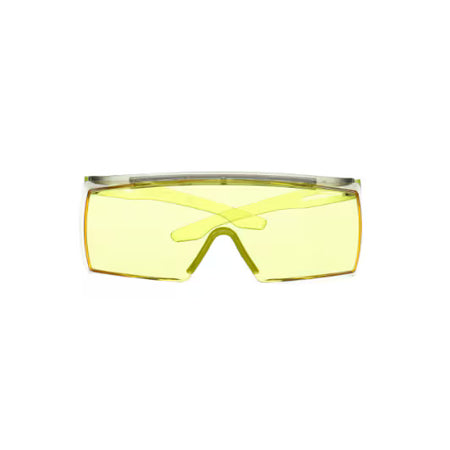 3M™ SecureFit™ 3700 Überbrille, lindgrüne Bügel, Scotchgard™ Anti-Beschlag (K&N), bernsteinfarbene Scheibe, SF3703SGAF-GRN-EU, 20/Karton