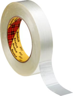 Scotch® Glasfaserverstärktes Klebeband 895, Transparent, 12 mm x 50 m, 0.15 mm