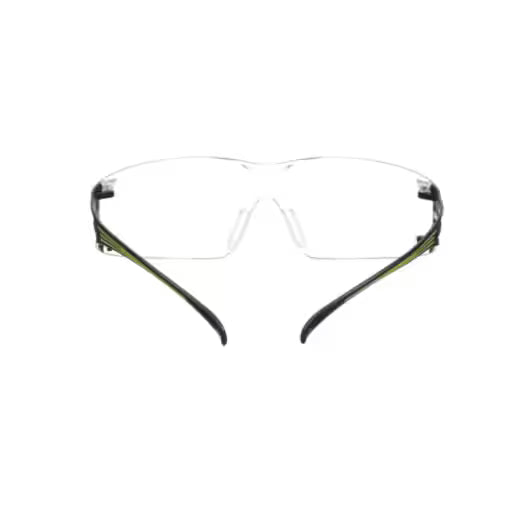 3M™ SecureFit™ 400 Schutzbrille mit Lesehilfe, Schwarz/Grün, kratzfest/antibeschlag, klare +2.5 Gläser, SF425AS/AF-EU, 20/Karton