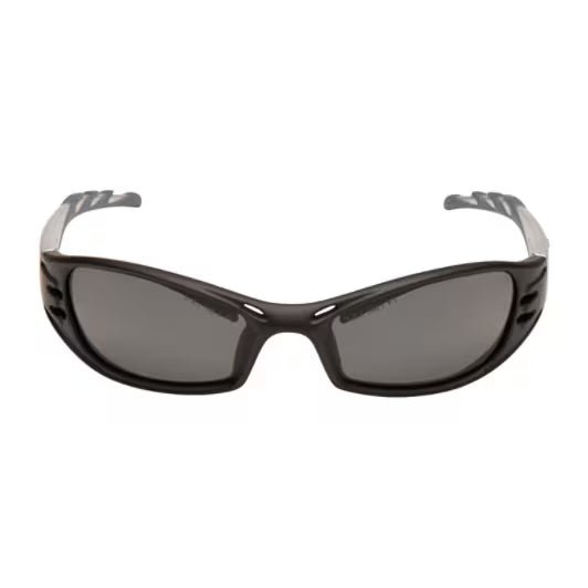 3M™ Fuel™ Schutzbrille, silber/schwarzer Rahmen, kratzfest, grau polarisierte Gläser, 71502-00005