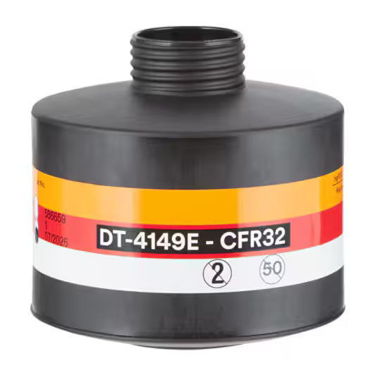 3M™ Gas-/Dampf- und Partikelfilter mit DIN-Gewindeanschluss CFR32 Reaktor HgP3 R D (LI2), DT-4149E