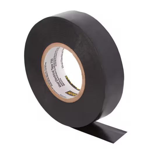 Scotch® 700 Vinyl-Elektro-Isolierband, Schwarz, 19,1 mm x 20 m, 0,18 mm