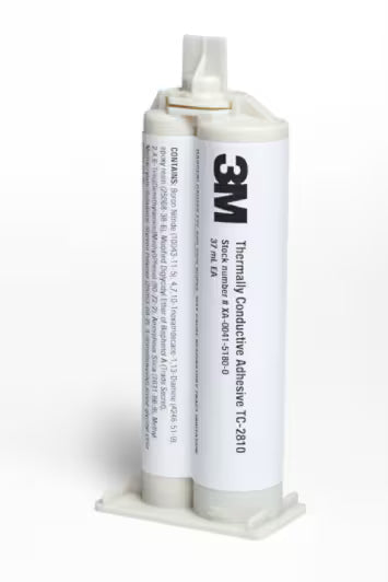 3M™ Wärmeleitklebstoff TC2810, Creme, 50 ml Doppelkartusche, 12 Kartuschen/Karton