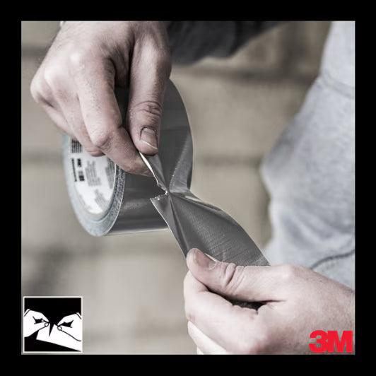 3M™ Gewebeband P333 SILBER, 48 mm x 25 m, 1 Rolle/Packung