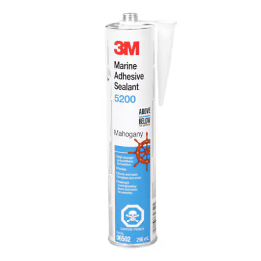 3M™ Marine Kleb- und Dichtmasse 5200, Mahagoni, 295 ml