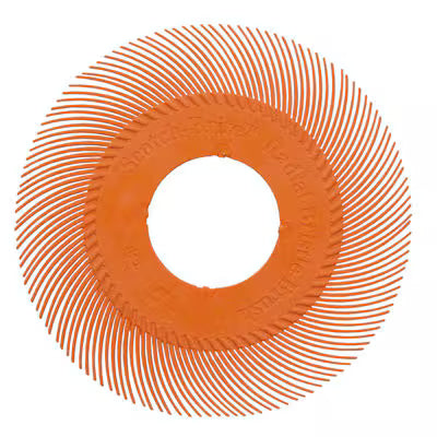 Scotch-Brite™ Radialborste für Präzisionsfinish, PN-RB, 80+, 152,4 mm (6 Zoll), Typ C, ohne Adapter
